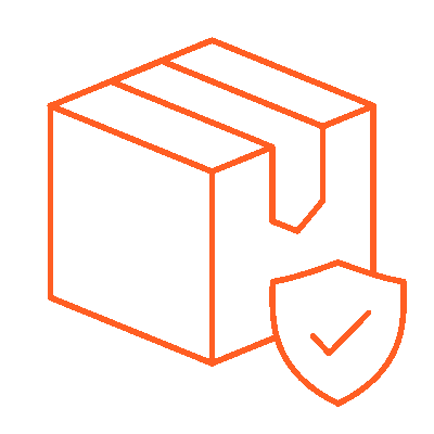 Secure warehousing animated icon