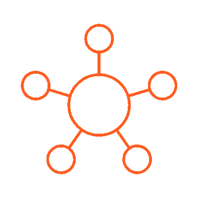 Efficient nationwide network animated icon